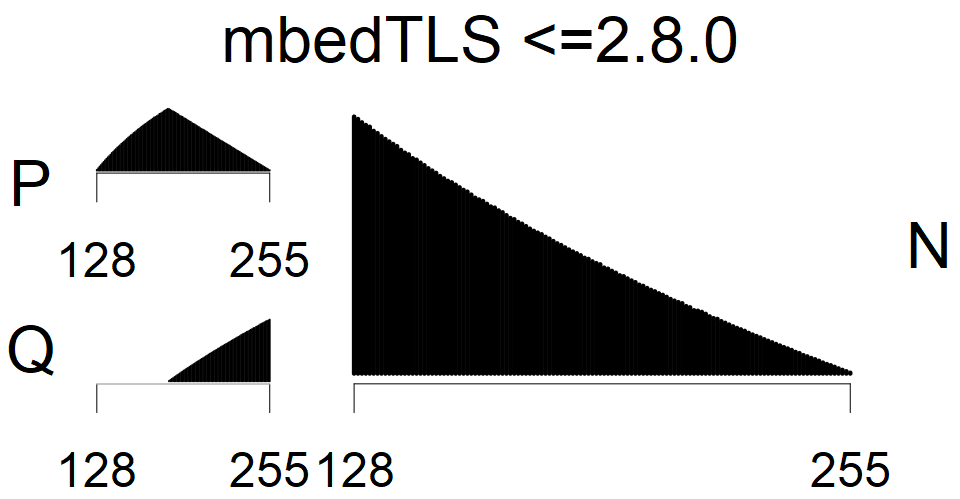 mbedTLS <=2.8.0 - MSB Histogram